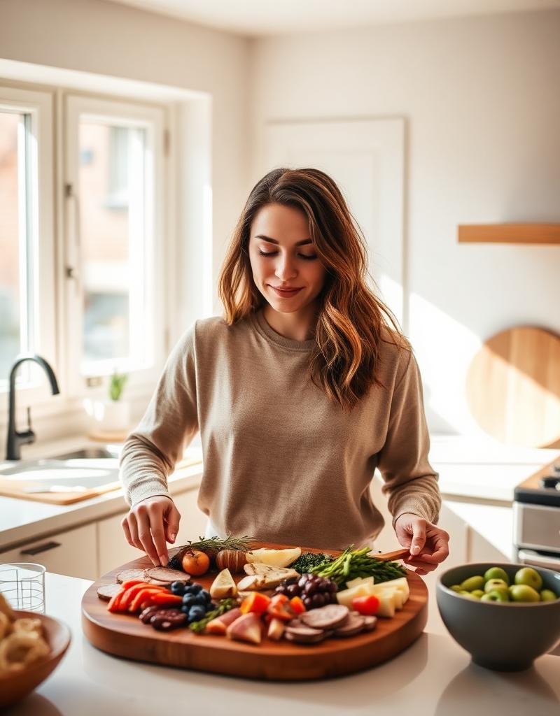 Portrait of Kam in her kitchen